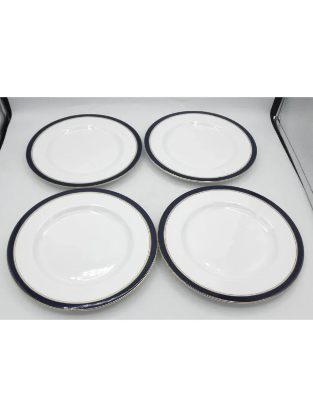 York Blue by Block Salad Plates 8.5 inches Set of 4 Pattern BLOYOB